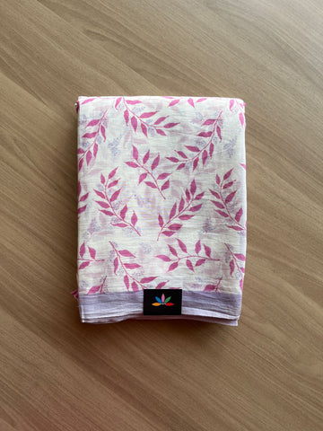 Printed Fine Mul Cotton Saree-21910