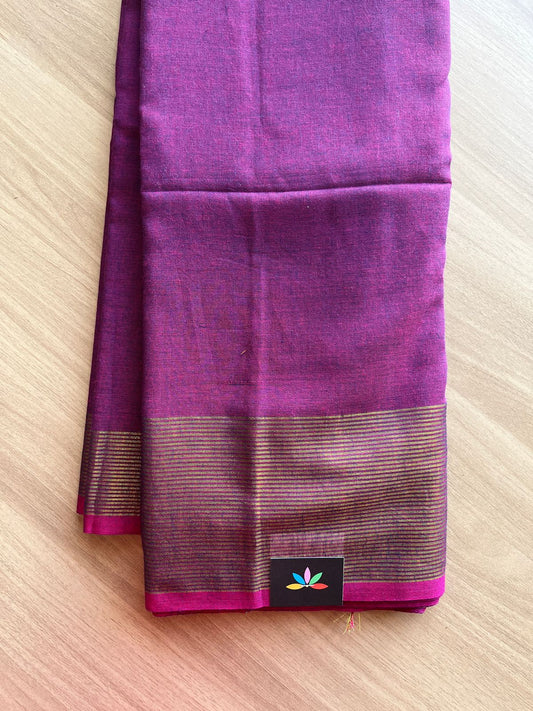 Handloom Bengal Soft Cotton Saree -21920