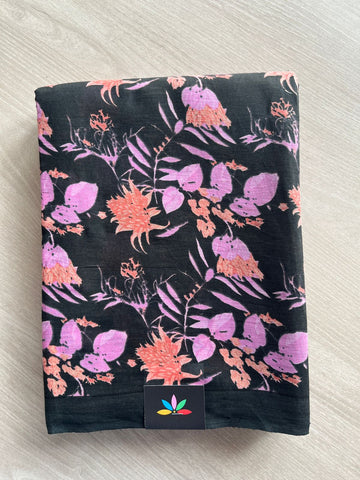 Printed Fine Mul Cotton Saree - 26988