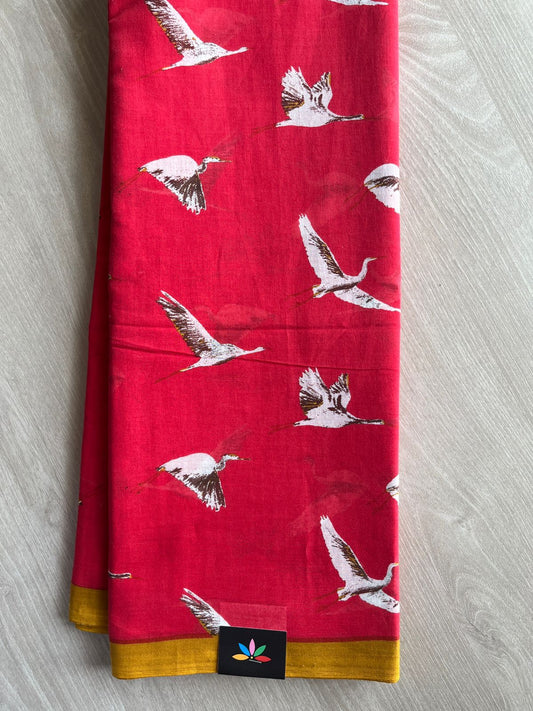 Printed Fine Mul Cotton Saree - 26990