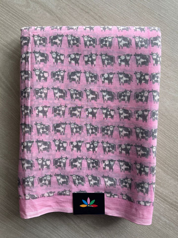 Printed Fine Mul Cotton Saree - 26995