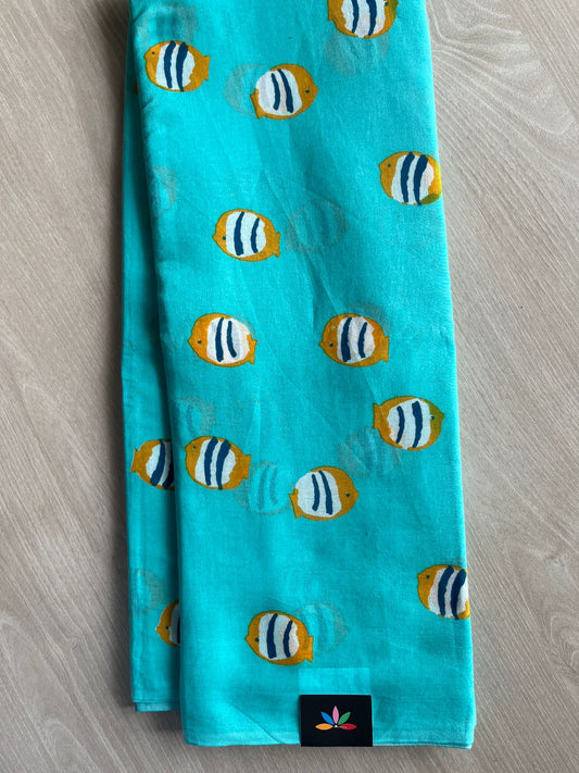 Printed Fine Mul Cotton Saree - 26996