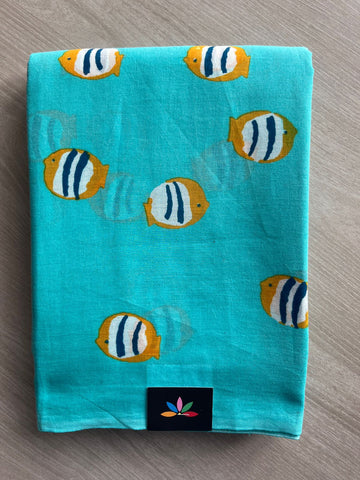 Printed Fine Mul Cotton Saree - 26996