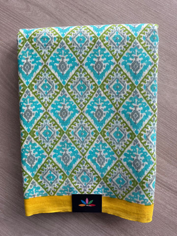 Printed Fine Mul Cotton Saree - 27004