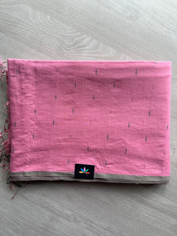 Handwoven Fine Cotton Silk Saree Jamdani Saree - 27788