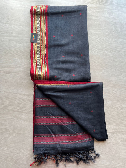 Tussar Silk Cotton Blended Saree - 27793