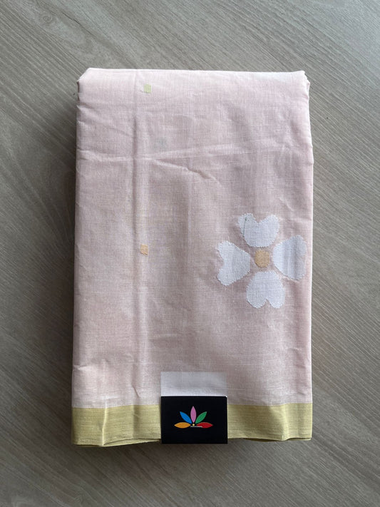 Handloom Fine Cotton Jamdani Saree -28231