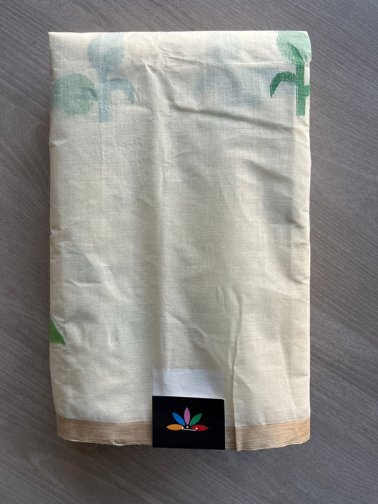 Handloom Fine Cotton Jamdani Saree -28291