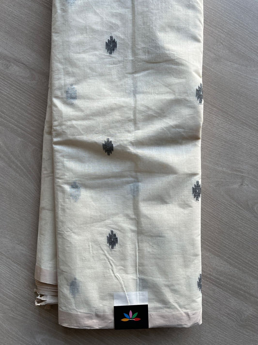 Handloom Fine Cotton Jamdani Saree -28294