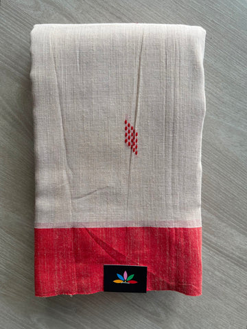 Handloom Bengal Soft Cotton Saree - 33209