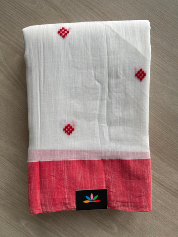 Handloom Bengal Soft Cotton Saree - 33212
