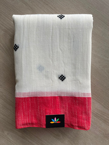 Handloom Bengal Soft Cotton Saree - 33214