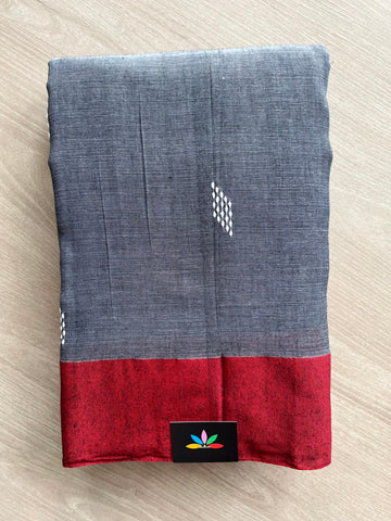 Handloom Bengal Soft Cotton Saree - 33215