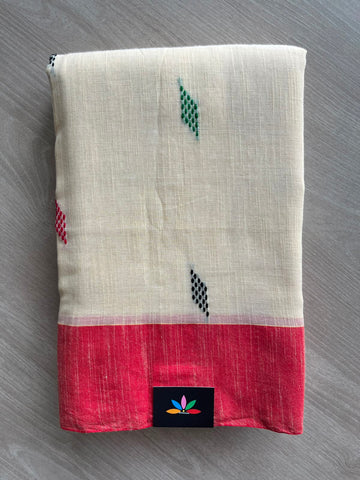 Handloom Bengal Soft Cotton Saree - 33218