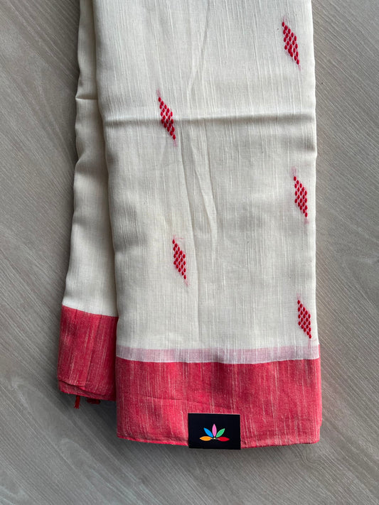 Handloom Bengal Soft Cotton Saree - 33221