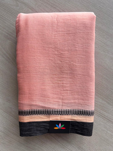 Handloom Bengal Soft Cotton Saree (Without Blouse) - 33227