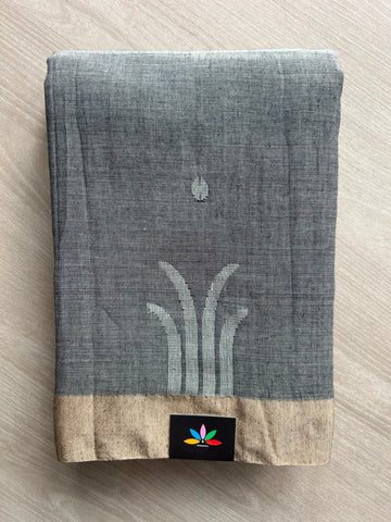 Handwoven Bengal Cotton Saree - 33231