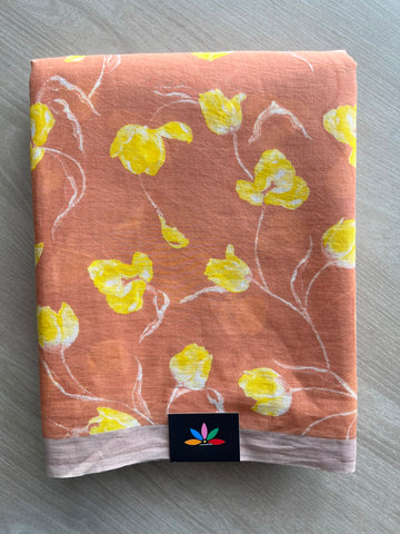 Printed Fine Mul Cotton Saree - 33288