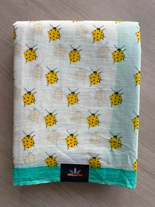 Printed Fine Mul Cotton Saree - 33294