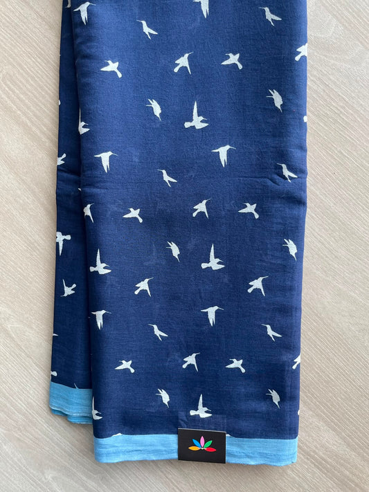 Printed Fine Mul Cotton Saree - 33297