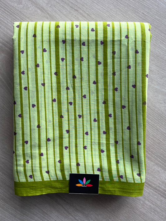 Printed Fine Mul Cotton Saree - 33299