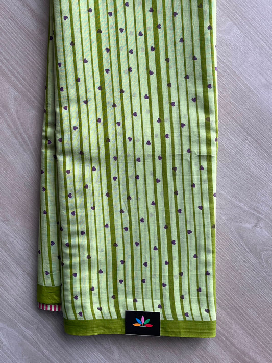 Printed Fine Mul Cotton Saree - 33299