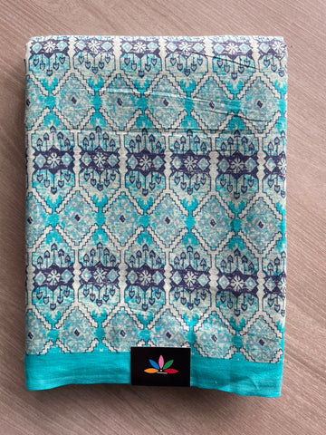 Printed Fine Mul Cotton Saree - 33304