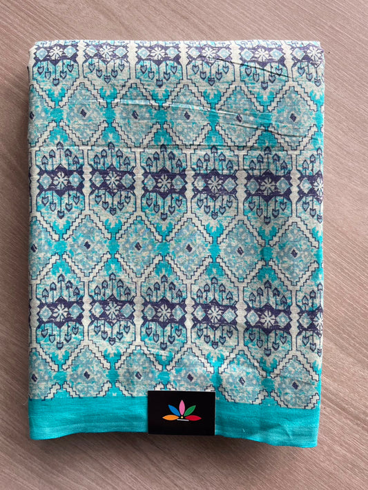 Printed Fine Mul Cotton Saree - 33304