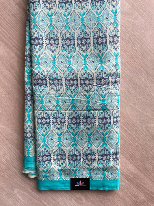 Printed Fine Mul Cotton Saree - 33304