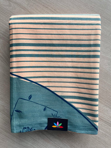 Printed Fine Mul Cotton Saree - 33950