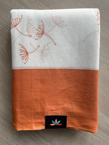 Printed Fine Mul Cotton Saree - 33952