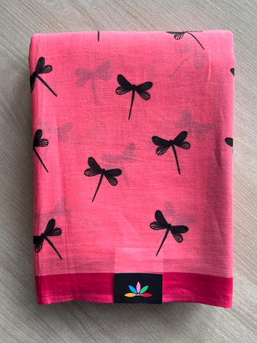 Printed Fine Mul Cotton Saree - 33955