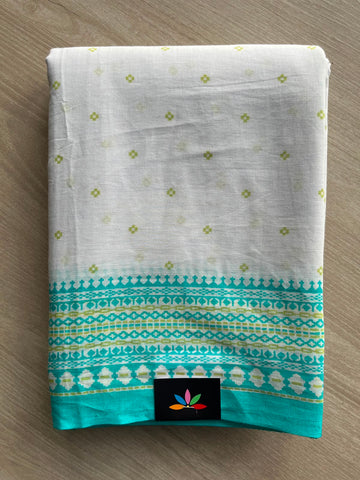Printed Fine Mul Cotton Saree - 33957