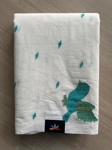 Handloom Bengal Soft Cotton Jamdani Saree - 33969
