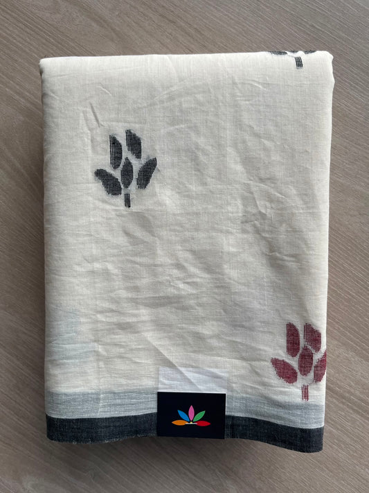 Handloom Bengal Soft Cotton Jamdani Saree - 33970