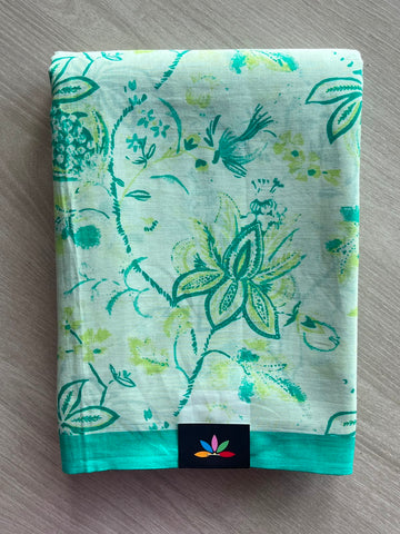 Printed Fine Mul Cotton Saree - 34987