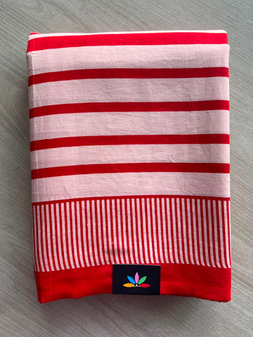 Printed Fine Mul Cotton Saree - 34989