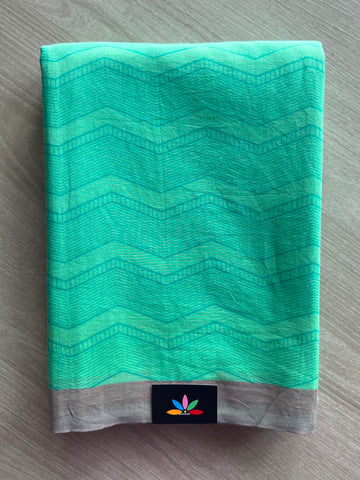 Printed Fine Mul Cotton Saree - 34992