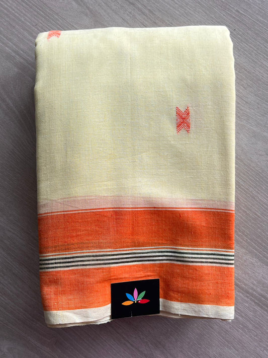 Handloom Bengal Soft Cotton Saree -17410