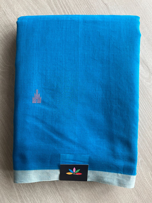 Handwoven Bengal Soft Cotton Jamdani Saree-28796