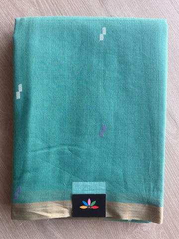 Handwoven Bengal Soft Cotton Jamdani Saree-28801