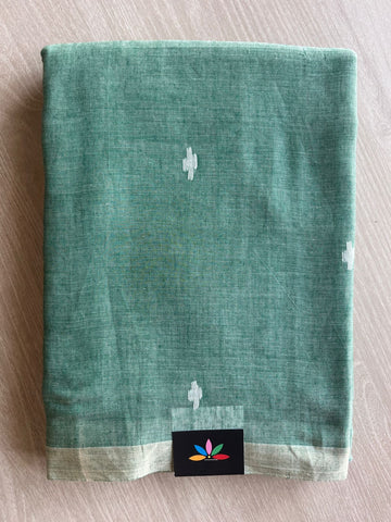 Handwoven Bengal Soft Cotton Jamdani Saree-28805