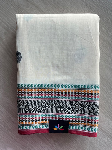 Handloom Bengal Soft Cotton Saree - 35745