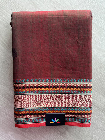 Handloom Bengal Soft Cotton Saree - 35747