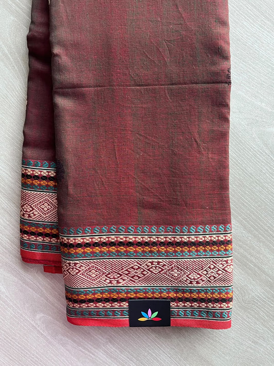 Handloom Bengal Soft Cotton Saree - 35747