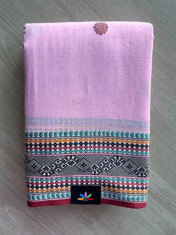 Handloom Bengal Soft Cotton Saree - 35748