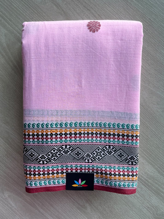 Handloom Bengal Soft Cotton Saree - 35748
