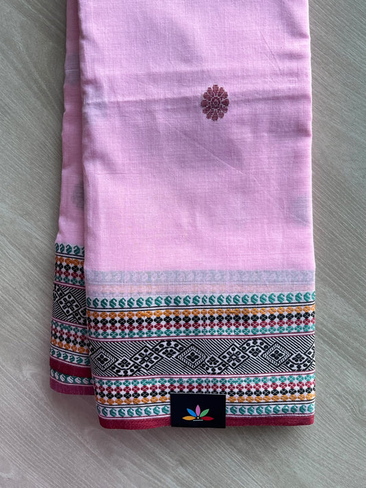 Handloom Bengal Soft Cotton Saree - 35748