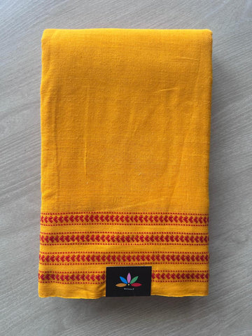 Heart Border Handloom Bengal Cotton Saree-18904-18905