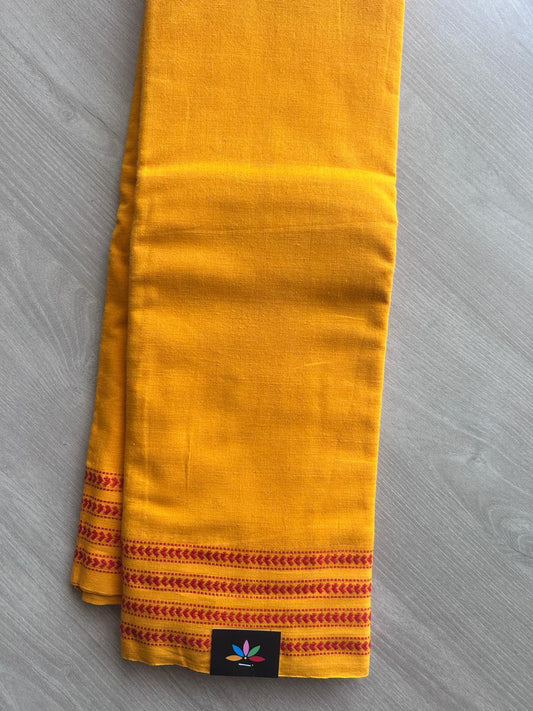 Heart Border Handloom Bengal Cotton Saree-18904-18905